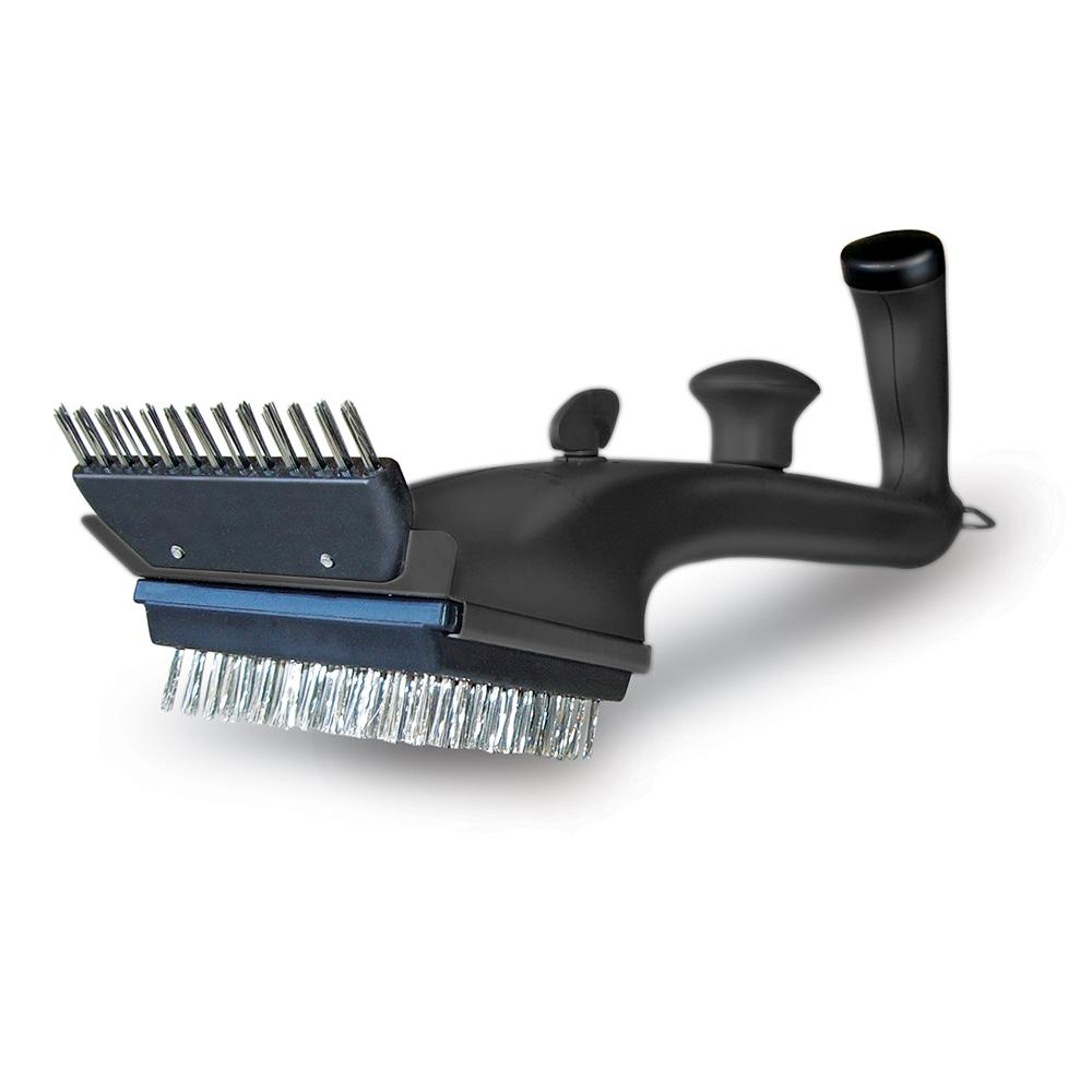 Williams Sonoma Grand Grill Daddy Steam Cleaning Grill Brush, Matte Black